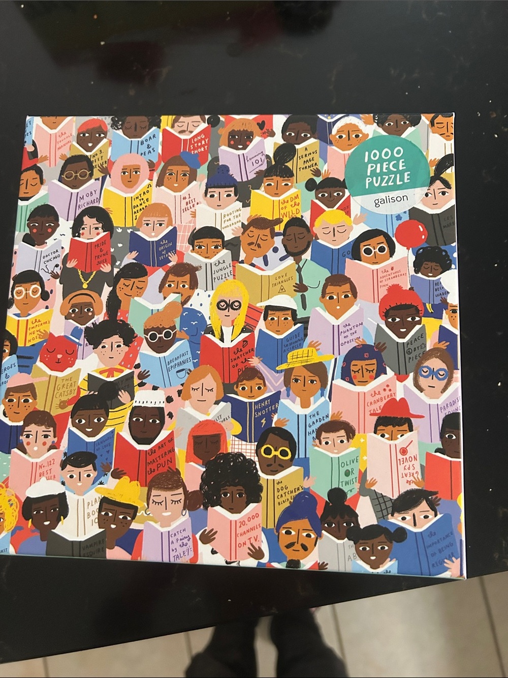Galison “Book Club” Puzzle by Carolyn Suzuki - 1000 pieces.  New and unopened